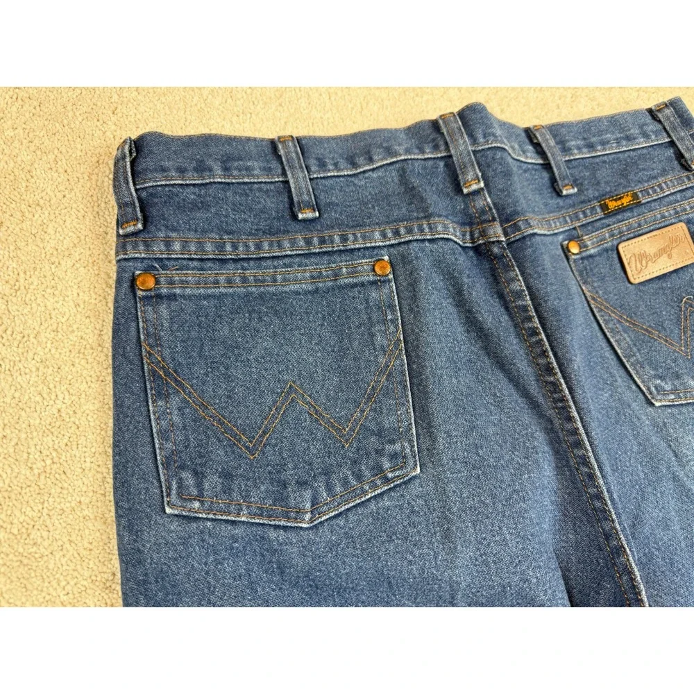 WRANGLER 936PWD Men's Sz 36x32 (actual 36x29) Denim Western Cowboy Jeans #1466
